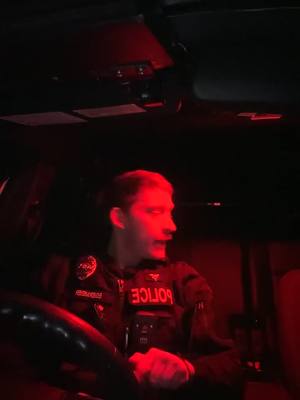 A post by @therabbit1414 on TikTok caption: Before yall come at me, yes I also go to the gym daily 😂 #copsoftiktok #lawenforcement #nightshift #fyp 