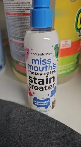 A post by @leitkdtinxv on TikTok caption: It works! 👀 I can’t believe it. Nothing else has ever worked. #stains #stainedclothes #staintreater #stain treated spray #viralstainremover #viralstainremovertiktok #fyp #createforacause 