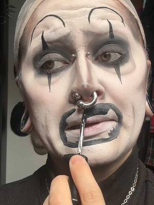 A post by @motherof.hades on TikTok caption: hii bbs🦇 in honour of my new range of HORROR ICONS releasing I present to you… Art The Clown 🤡 #goth #gothmakeup #gothmodel #gothsofinstagram  #gothsubculture #motherofhades #terrifier #theterrifier #horror #horrorcharacters #arttheclownedit #arttheclownterrifier #horrormakeup #makeupamuder #terrifiertheclown #spfx #spfxmakeup #fakebloodwarning⚠️ @𝔇𝔯𝔬𝔭𝔇𝔢𝔞𝔡𝔊𝔬𝔯𝔤𝔢𝔬𝔲 @Makeup A Murder, INC. @Black Moon Cosmetics 
