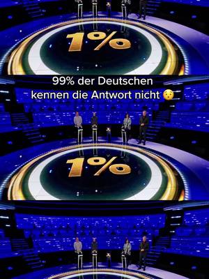 A post by @1prozentquiz on TikTok caption: Gehörst du zu den schlausten 1% Deutschlands? 😄 👉 „Das 1% Quiz – Wie clever ist Deutschland?“ – jederzeit streamen auf Joyn und donnerstags um 20:15 Uhr auf SAT.1. #das1prozentquiz #whattowatch