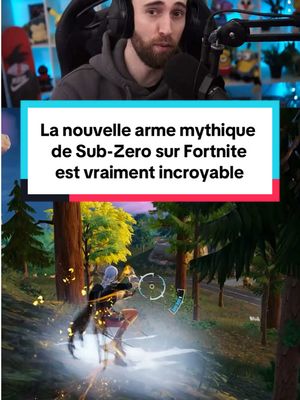 A post by @aksianka on TikTok caption: La nouvelle arme mythique de Sub-Zero sur Fortnite est vraiment incroyable ! J'ai lancé ma première partie en battle royale et je l'ai obtenue directement dans un coffre-fort. Voici ce qu'elle peut faire sur Fortnite #fortnite #fortniteinfo #fortniteactu 