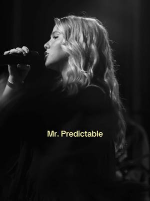 A post by @avery.anna.music on TikTok caption: MR PREDICTABLE OUT NOW!!! 🖤📞✉️