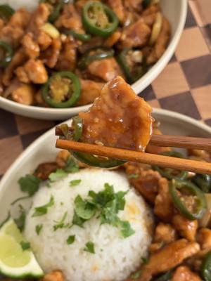 A post by @moribyan on TikTok caption: Honey Jalapeno Chicken Stir-Fry! easy breezy beautiful dinner in under 30 minutes 🍯 full recipe on the blog as always - link in bio