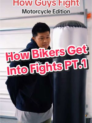 A post by @_apeflex on TikTok caption: How bikers get into fights #bikers 