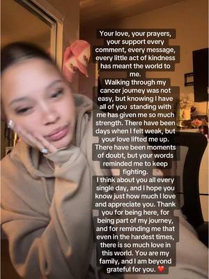 A post by @nyaanne on TikTok caption: Yall will forever be my family! #fypシ #cancerfree #cancersurvivor #musician #artistsoftiktok 