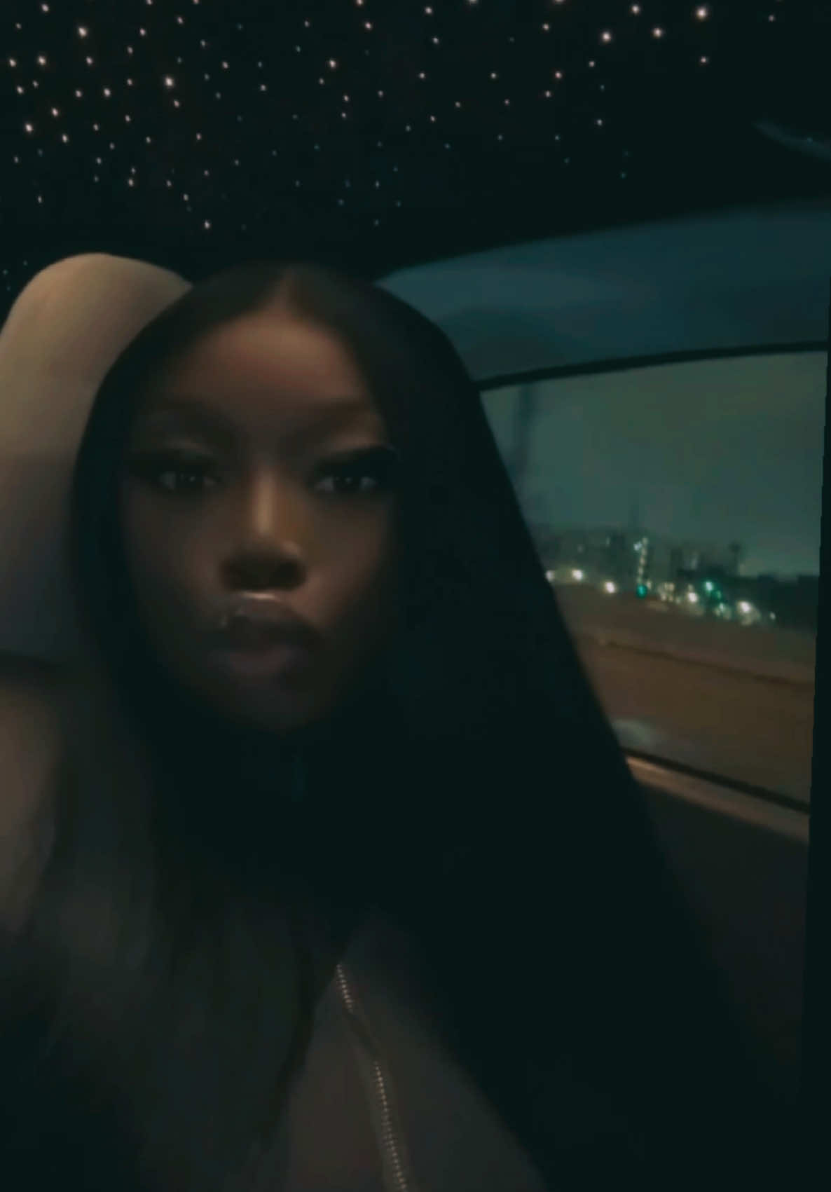 A post by @ on TikTok caption: Chill nights #fyp #viral #houston 