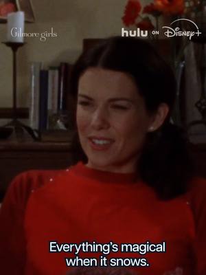 A post by @disneyplus on TikTok caption: There’s just something special about winter in Stars Hollow. Gilmore Girls is streaming with #HuluOnDisneyPlus. Select Hulu content available via Disney+ with valid Hulu and Disney+ subscriptions; additional content only available via Hulu app. Offer valid for eligible subscribers only. Terms and restrictions apply.