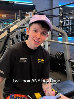 A post by @jacobsartorius on TikTok caption: My song BOY BAND is out TODAY, so I’m challenging any boy band to a boxing match. Tag boy bands below! 🥊