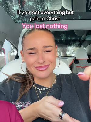 A post by @lauren_hardy on TikTok caption: You gained everything 🥹💕😭 #jesusiloveyou 