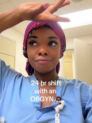 A post by @drchi_fit on TikTok caption: Another 24hr shift🫶🏾#obgyndoctor #oncalllife #womenshealth 