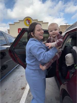 A post by @shawtgal49 on TikTok caption: First time at Buc-ees! #fyp #sahm 