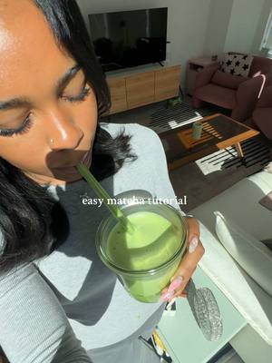 A post by @charismastev on TikTok caption: YNs 🥷🏾 let me save you 6 years of trial and error with how to make a good matcha 🍵⭐️ #matcha #Recipe  best matcha is from @IppodoTea.com (USA & CA) 