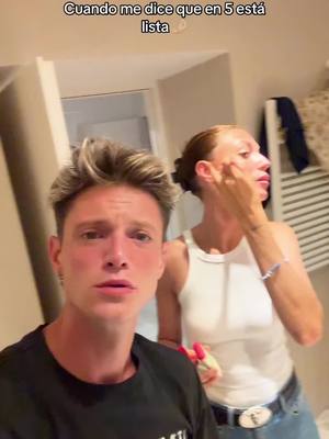 A post by @lionelferro on TikTok caption: Cuando me dice que en 5 está lista 🤌🏼