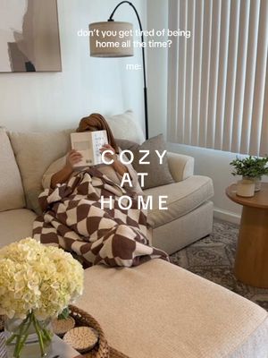 A post by @homewithhellen on TikTok caption: HOMEbody things 🧖🏽‍♀️☕️✨ #stayingin #homebody #homebodythings #homebodylife #SelfCare  #introvert #cozyathome #cozyhome #neutralhome #homedecor #fyp 