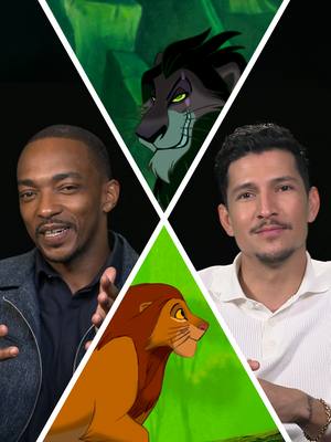 A post by @disney on TikTok caption: Anthony Mackie and Danny Ramirez from Captain America: Brave New World share their favorite Disney characters! From Simba to Scrooge McDuck, which character is your favorite? Stream The Lion King and DuckTales on @disneyplus, and catch these stars in action in Captain America: Brave New World — now playing in theaters!