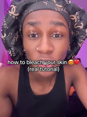 A post by @armaniwestt on TikTok caption: how to bleach your skin tutorial ❤️ (fake body) *wink wink* proceed with caution  😍 i hate hyperpigmentation 