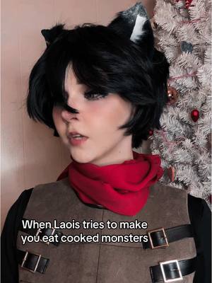 A post by @wickedwaifu on TikTok caption: Eww that’s icky  #deliciousindungeon #dungeonmeshi #izutsumi #izutsumicosplay #anime 