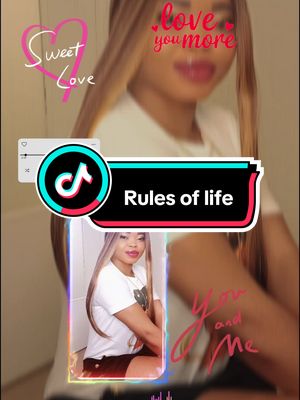 A post by @zionsharon on TikTok caption: #CapCut #Rulesoflife #Happyweekend  #zionsharon 