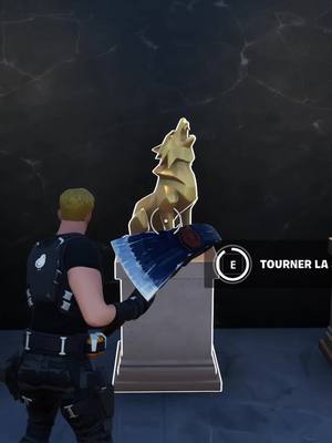 A post by @wigyt on TikTok caption: Le secret des trois statues.. #fortnite #fortnitefr #GamingOnTikTok