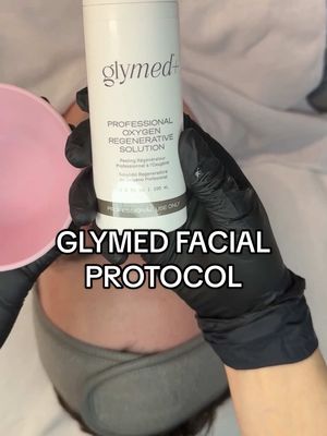 A post by @miracletheesti on TikTok caption: If you carry glymed in your treatment room, don’t sleep on this 4 step treatment! 