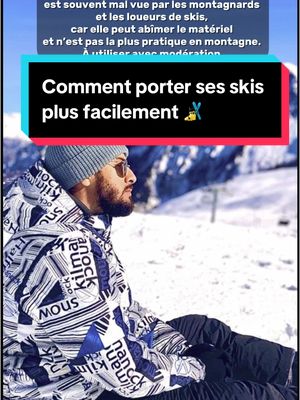 A post by @masdak_trading on TikTok caption: Comment porter ses skis plus facilement ? 🎿 ⛰️ #ski #montagne #vacances #technique 