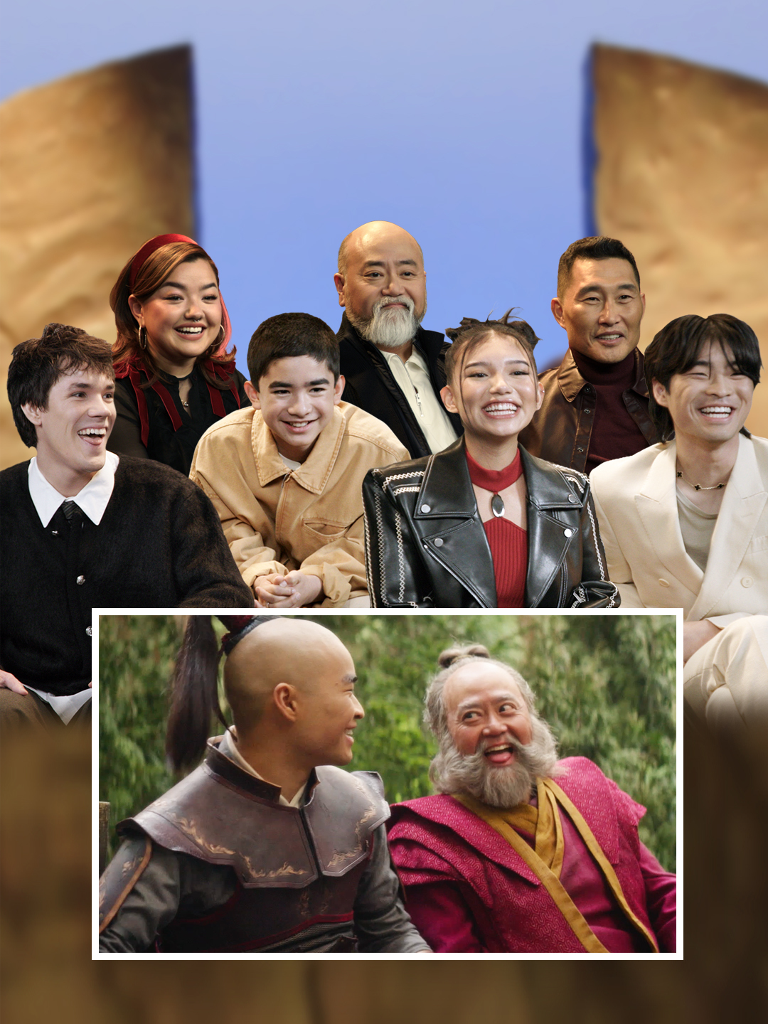 A post by @avatarnetflix on TikTok caption: nobody loves the ATLA cast quite as much as the ATLA cast ﻿﻿#AvatarTheLastAirbender #bloopers