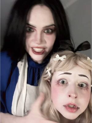 A post by @endomarf on TikTok caption: LITTLE PSYCHO@Веранися #cosplay #alicemadnessreturns #aliceinwonderland #alice 
