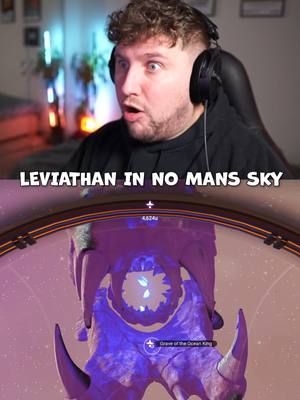 A post by @butchx3 on TikTok caption: When it just APPEARS 😢 #nomanssky #leviathan #jumpscare #gaming #fyp 