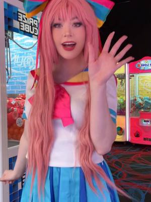 A post by @strifecos on TikTok caption: GIFFANYS BACK💗 #gravityfalls #gravityfallscosplay #giffany #giffanycosplay #cosplay #fyp 