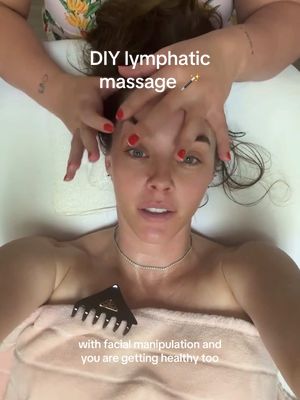 A post by @laurynbosstick on TikTok caption: such a staple in my wellness lineup! #lymphaticdrainage #lymphaticdrainagemassage #depuffwithme #debloat 