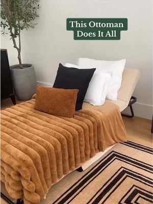 A post by @amazonhome on TikTok caption: Rest assured, hosting has never looked so good 🛋️ Shop now at the link in bio. #amazonhome #amazonfinds #spacesavingfurniture 🎥: @Sarah Lindner 