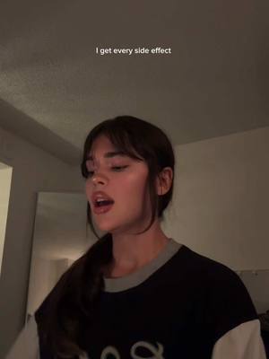 A post by @syamaliiii on TikTok caption: how are you guys liking Side Effect so far?? 🖤 #singer #lyrics #pop #rnb #vocals #acoustic #fyp 