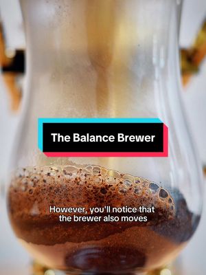 A post by @morgandrinkscoffee on TikTok caption: The unique beauty of the balance brewer, one of the first automated coffee makers #barista #coffee 