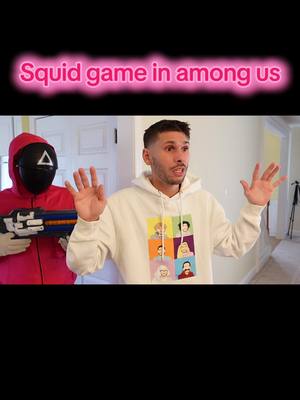 A post by @kingzippy on TikTok caption: If Squid Game was in Among us (new video out now on YT) #livingwithsiblings #squidgame #AmongUs 