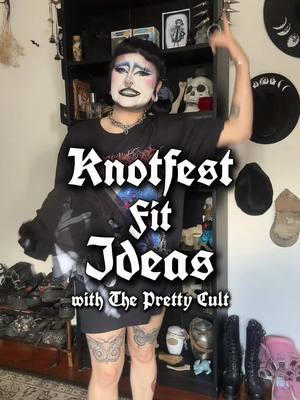 A post by @motherof.hades on TikTok caption: Thank you @The Pretty Cult and @Knotfest Australia 🖤❤️ SEE YOU IN THE PITTT #goth #gothmakeup #gothsubculture #motherofhades #facepiercings #foryou #fyp #trending #knotfest #knotfestaustralia #theprettycult #outfit #gothoutfit #grwm #festival #festivaloutfit #altfashion 