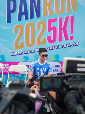 A post by @bramastaverrell on TikTok caption: Terima kasih kepada Fraksi atas kepercayaannya kepada saya untuk turut serta dalam menyukseskan PAN RUN 2025K. Acara ini bukan hanya sekadar ajang lari, tetapi juga wadah untuk mempererat kebersamaan, menumbuhkan semangat sportivitas, dan tentu saja menjaga kesehatan bersama.  Antusiasme para peserta hari ini benar-benar luar biasa, membuktikan bahwa semangat berlari sejalan dengan semangat membangun negeri. Siap untuk PAN RUN Batch 2 teman-teman? Kalau iya, mau bintang tamu kejutan siapa lg nih? 😆🏃🏻