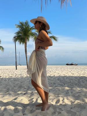 A post by @louisemontgomeryblog on TikTok caption: My 3 favorite ways to wear a sarong 🏖️☀️ shop this look in my LTK!