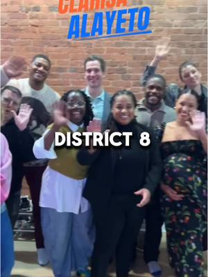 A post by @clarisaforcouncil on TikTok caption: This week we hit the pavement with petitions to secure my spot on the ballot.  The team can use your help. To get involved please sign up at www.clarisaforcoucil.com link in bio.