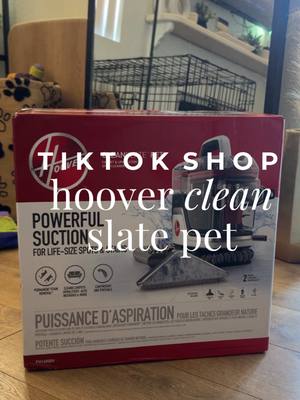 A post by @atotalshizzshow on TikTok caption: BIG red machine energy, she’s not like the “little” one 😉❤️  #hoover #hoovercleanslate #couchcleaning #carpetcleaning #spotcleaner #pets #petlover #cleaningtiktok #CleanTok #TikTokShop #ttshopfinds 