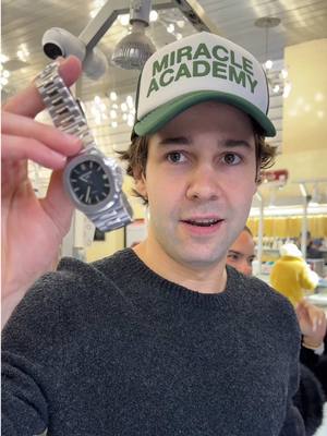 A post by @daviddobrik on TikTok caption: the CRAZIEST negotiation of my life… $100,000 coin flip @The Watch King👑 