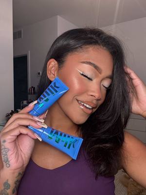 A post by @leilanigreen on TikTok caption: @milkmakeup HYDRO GRIP GEL TINTS 😭😭😭😭😭😭😭😭 WHAT #Makeupreview #milkfoundation #newmakeup 