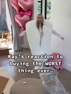 A post by @kayandtayofficial on TikTok caption: Her excitement at the end! 😅😂 part 5 already!? 😳 backstory ::: Kay is pregnant, and has started to get the things that she will need for the next several months! And she decided to get the worst of all the things she’ll need first! The pregnancy pillow! 😂 It’s the bulkiest, heavy thing, that she will carry everywhere and sleep with at night. It’s like a wall goes up once she has it! Because she likes to wrap it around her when she sleeps! 😂 I didn’t know she was going to get one so early, and so when she pulled it out of the box, I was shocked! 😅 I guess I should be excited for her though because she always loved sleeping on the pregnancy pillow! So even though we will now have this huge boulder in our bed for half of the year, at least now she will sleep good! ❤️ #kayandtayofficial #couples #relationships #pregnant #postpartum   