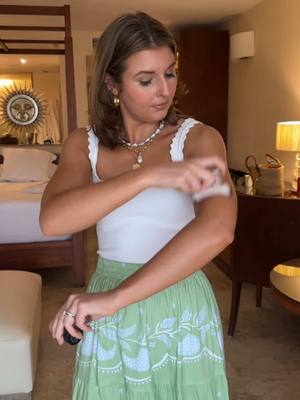 A post by @louisemontgomeryblog on TikTok caption: GRWM for dinner on vacation 🏖️☀️ shop this look in my LTK!