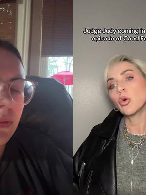 A post by @dmobbsxo on TikTok caption: #duet with @Mama That TikToks 🆘🛟 🇺🇸 #judgejudy uhhhh I think she means business.. #sister #Siblings #littlesister #bigsister #texas 