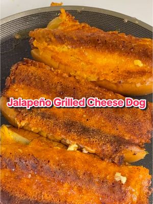 A post by @oldscoolkevmo on TikTok caption: Jalapeño Grilled Cheese Dogs #oldscoolkevmo #sororitychef #piphichef #nevadawolfpack #myway @chilesandsmoke great idea