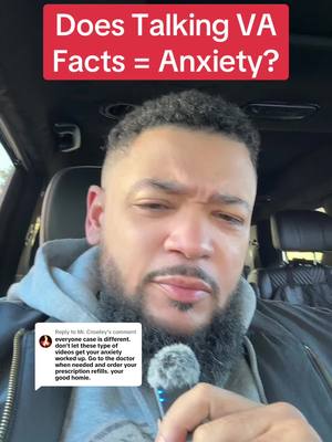 A post by @veterandp on TikTok caption: Replying to @Mr. Crowley does sharing VA claim realities really cause anxiety, or does it help veterans stay informed and prepared? Here's why sharing facts is vital: ✅ Mitigates unnecessary anxiety ✅ Empowers veterans with knowledge ✅ Clarifies what actions to take if something goes wrong We don't fuel fear—we equip veterans with accurate information to navigate the VA system confidently. Let's clear the confusion and stick to the facts. #VADisabilityProcess #VAClaims #VeteranSupport #FactsOverFear #VeteranEducation #VABenefits 