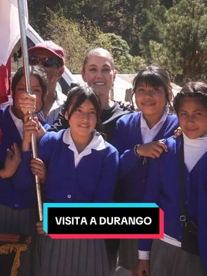 A post by @claudiasheinbaum on TikTok caption: Este fin de semana recorrimos ocho municipios de Durango para informar sobre los Programas para el Bienestar y obras para asegurar el abasto de agua saludable; supervisamos la planta potabilizadora Guadalupe Victoria, entregamos becas Rita Cetina y visitamos Tiendas del Bienestar. Somos un gobierno cercano, de territorio. Gobernamos con el pueblo, para el pueblo y por el pueblo. #Durango #amor #claudiasheinbaum #PresidentA 