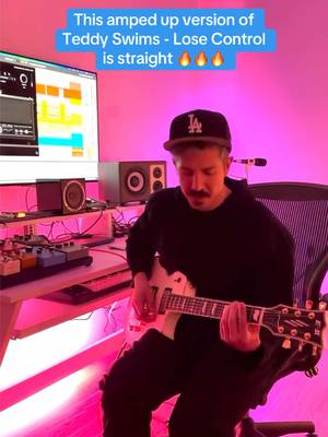 A post by @covernationofficial on TikTok caption: This amped up version hits hard 🎸🤘✨ Cool production and on point rock vocal from @Jay In LA of #losecontrol by@Teddy Swims  #cover #rock #guitar #teddyswims  #rock #fyp 