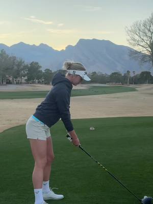 A post by @graceeecharisss on TikTok caption: Miss golfing in shorts weather 😂 #golf 