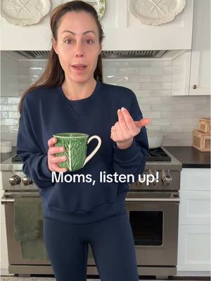 A post by @katcancook on TikTok caption: Mom guilt isn’t useful, you’re doing great.  